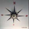 Large Nautical Compass Wall Decal, Eco Friendly Matte Reuasable Fabric Decal - Wall Dressed Up