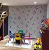 96 Mini Rainbow Triangle Wall Decals, Eco-Friendly Fabric Wall Stickers - Wall Dressed Up