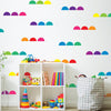 Modern Rainbow Semi Circle Wall Decals