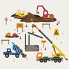 Construction Site Wall Decals Construction Truck Decals Construction Wall Stickers