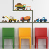 Construction Wall Decals Four Construction Vehicle Wall Decals, Construction Wall Stickers 