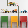 Construction Wall Decals Four Construction Vehicle Wall Decals, Construction Wall Stickers