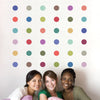 Modern Multicolor 4" Polka Dot Wall Decals, Removable and Reusable - Wall Dressed Up