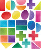 Watercolor Rainbow Geometric Wall Decals, Rainbow Wall Stickers, Nursery Wall Decals, Not Wallpaper - Wall Dressed Up