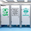 Spanish Kindness Project Quotes School Bathroom Decals, Unisex 3 Positive Quote Decals for Schools, Kids, Teachers Set E