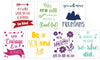 Kindness Project Quotes 7 Positive Esteem Quotation Decals for Schools, Set A - Wall Dressed Up