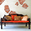 Faux Brick Breakaway Fabric Wall Decals, Peel and Stick, Eco Friendly Reusablse Wall Stickers - Wall Dressed Up