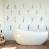Eucalyptus Decals Eucalyptus Wall Decals, Leaf Wall Decals, Botanical Wall Stickers, Repositionable Wall Decals