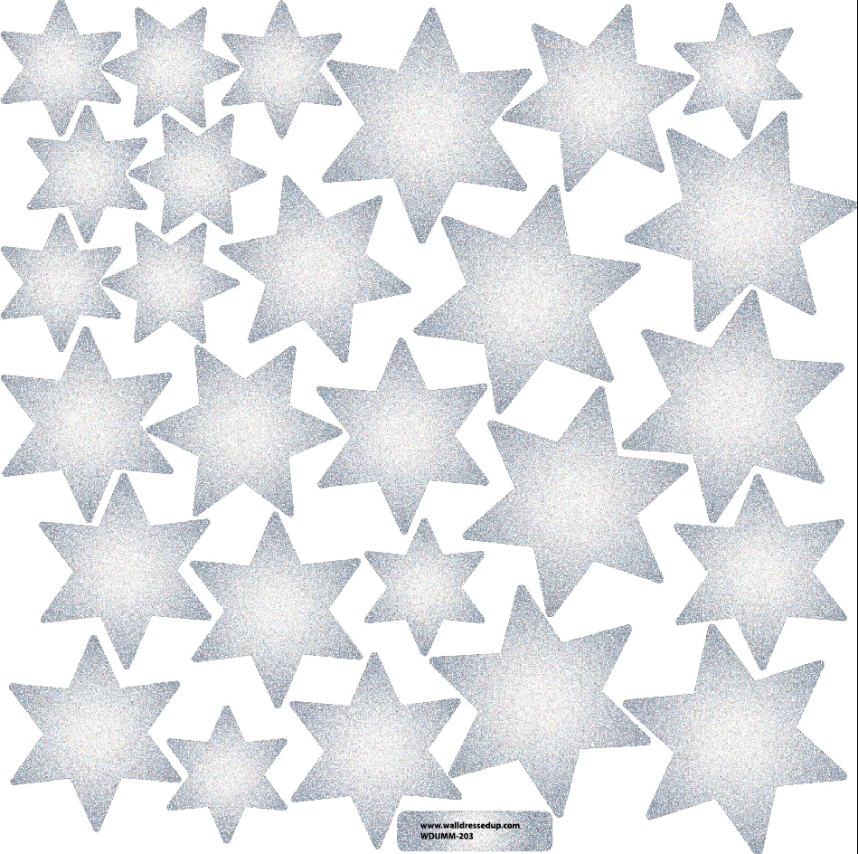 27 Celestial Star Wall Decals