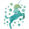 Unicorn Wall Decal, Horse Decal, Star Decals, Eco-Friendly Fabric Wall Stickers - Wall Dressed Up