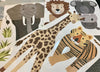 Large Safari Animal Wall Decals, Nursery Decals, Jungle Wall Stickers - Wall Dressed Up