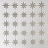 25 Silver or Gold Metallic 4" Eight Point Star Vinyl Wall Decals - Wall Dressed Up