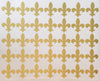35 Metallic Silver or Gold Fleur de Lis Vinyl Wall Decals - Wall Dressed Up