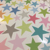 Wall Decals Stars Pastel Sorbet Colors Eco-Friendly Fabric Removable & Reusable Matte Wall Stickers - Wall Dressed Up