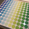 Mini 2" Ombre Blue Green Polka Dot Wall Decals, Reusable - Wall Dressed Up