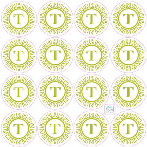 Tutera logo Social Distancing Dots 4 sheets/16 dots per sheet (64 total dots) - Wall Dressed Up