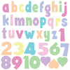 Pastel Rainbow Alphabet Wall Decals, ABC's, Eco Friendly Nursery Decor, ABC Wall Stickers, Kids Room Wall Decals