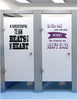 Sports Quotes, School Bathroom Decals, Locker Room Decals, 5 Positive Self Esteem Quotes, Set C - Wall Dressed Up
