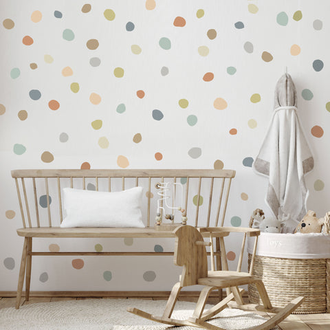 polka dot wall decals, Wall Dressed Up