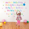Pastel Rainbow Alphabet Wall Decals, ABC's, Eco Friendly Nursery Decor, ABC Wall Stickers, Kids Room Wall Decals