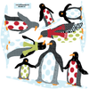 Patterned Penguin Wall Decals - Wall Dressed Up