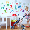 A-Z Bright Alphabet ABC's Fabric Wall Decals, Eco-Friendly Reusable - Wall Dressed Up