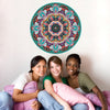 Boho Brights Mandala Fabric Wall Decal 24" or 36" - Wall Dressed Up