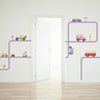 Colorful Girls Adventure Cars Wall Decals with Road Purple Straight and Curved - Wall Dressed Up