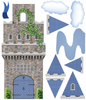Large Medieval Castle Wall Decal with Knight Decals, Removable Wall Stickers - Wall Dressed Up