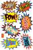 Superhero Comic Sayings Wall Decals Pow Zap Bam Hero Comics - Wall Dressed Up
