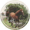 Horses Poster Quote Wall Decal "Live Like Someone Left The Gate Open", Reusable Decal - Wall Dressed Up