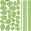 Leaves and Stems Fabric Wall Decals, Eco-Friendly Reusable Wall Stickers - Wall Dressed Up