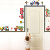 Terrific Truck and Straight Gray Road Wall Decals - Wall Dressed Up
