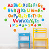 Rainbow Brights Alphabet Wall Decals, ABC's, Eco Friendly Nursery Decor, ABC Wall Stickers, Kids Room Wall Decals