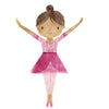 Five Large Dancing Ballerina Wall Decals, Eco-friendly Ballet Wall Stickers- Wall Dressed Up